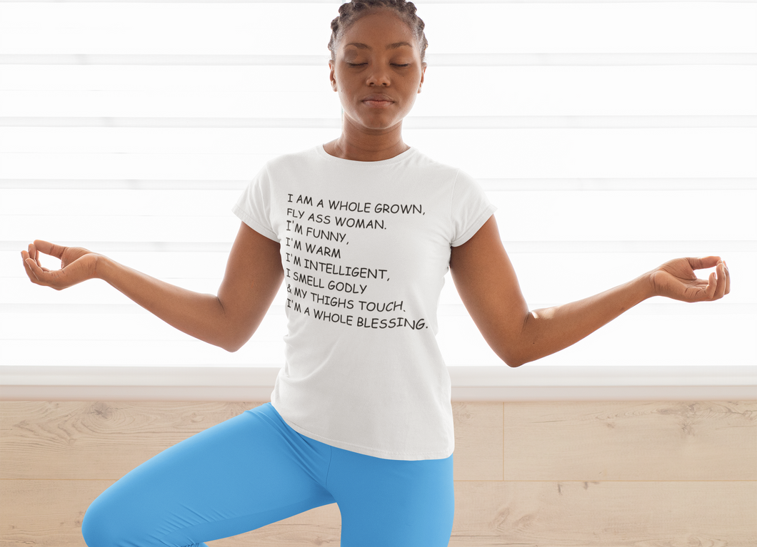 FLY, GROWN WOMAN Statement Tee